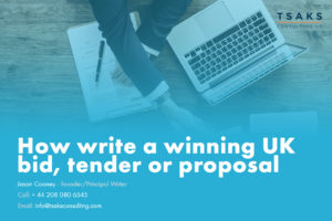 How to write a winning UK government bid, tender or proposal