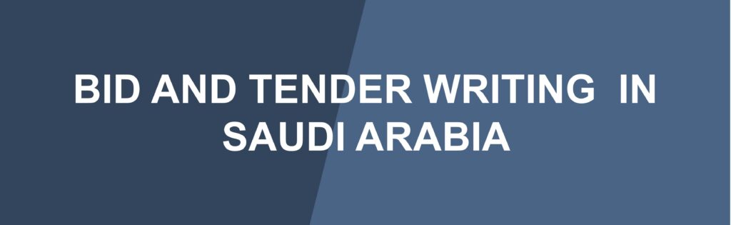 Tender and Bid Writing in Saudi Arabia