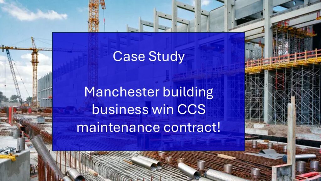 Tsaks Consulting helps Manchester building business win CCS contract