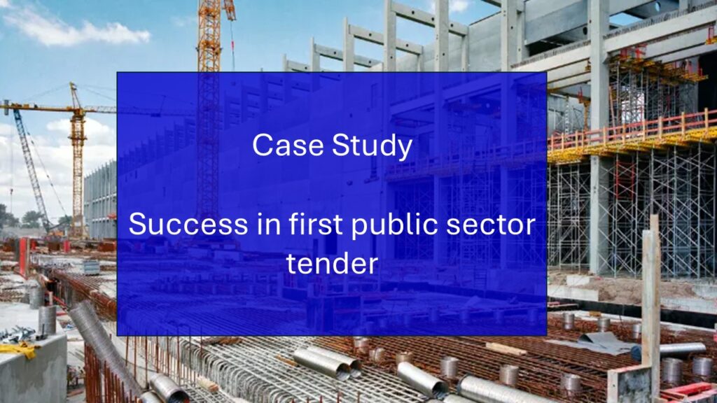 success in first public sector tender