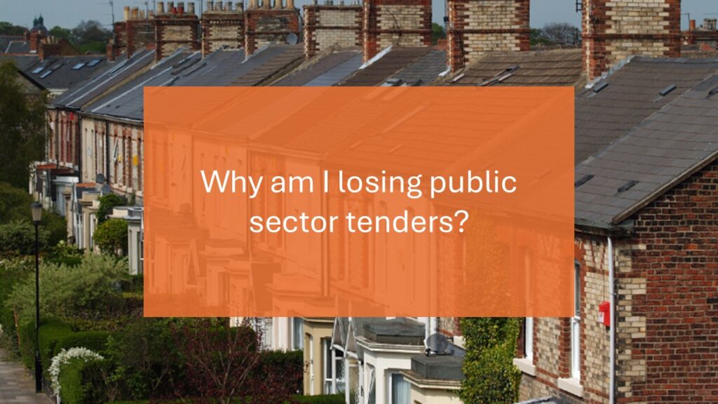 Why your UK public sector bids and tenders keep losing (and how to fix your tenders scores to start winning)